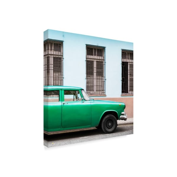 Philippe Hugonnard 'Close Up Of Green Car' Canvas Art,35x35